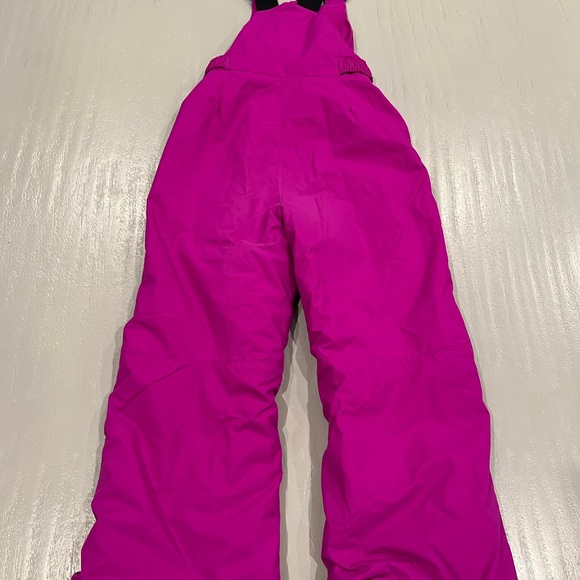 Columbia Youth Small 7/8 Pink Ski Snow Bib Overalls Snow Pant Winter - Picture 2 of 6